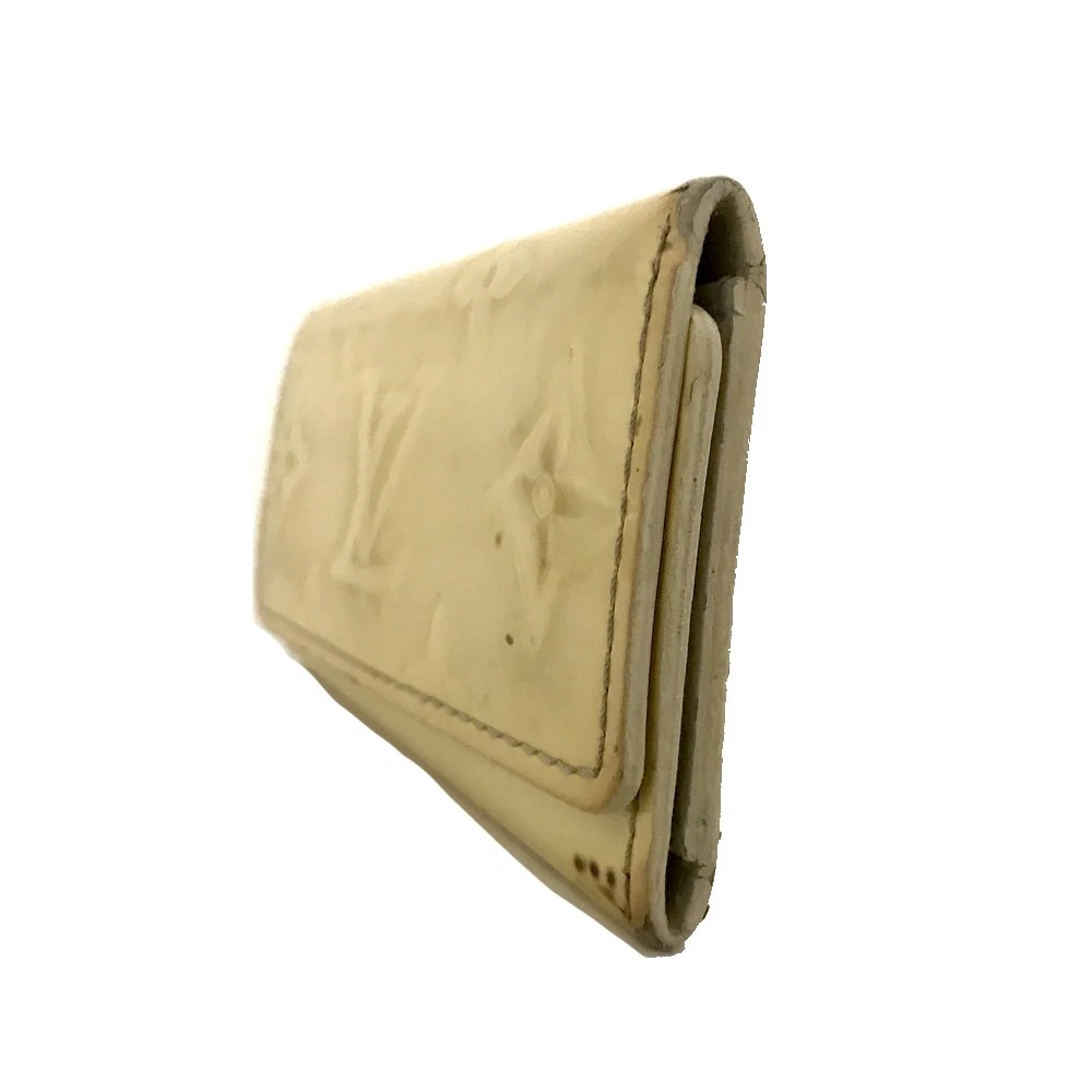 $350 2005 Louis Vuitton Monogram Vernis Leather 4 Ring Key Case CA0095