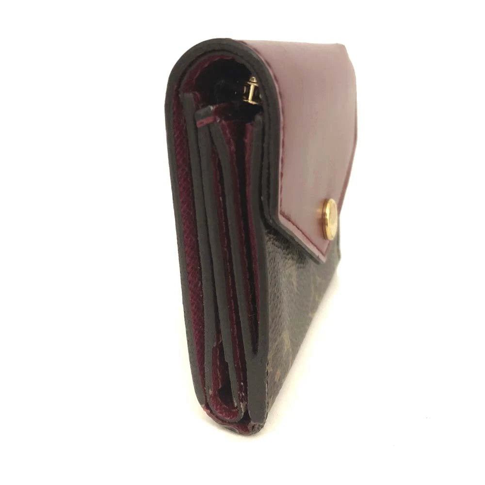 $675 2020 Louis Vuitton Monogram Portefeuille Zoe Mini Trifold Wallet MI3260