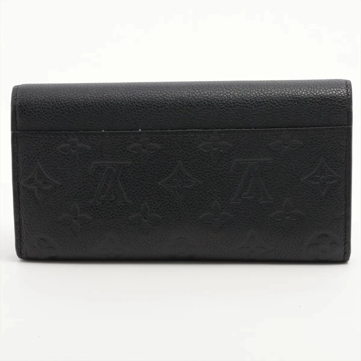 Louis Vuitton Empreinte Portefeuille Sarah M61182 Noir Long Wallet There was an