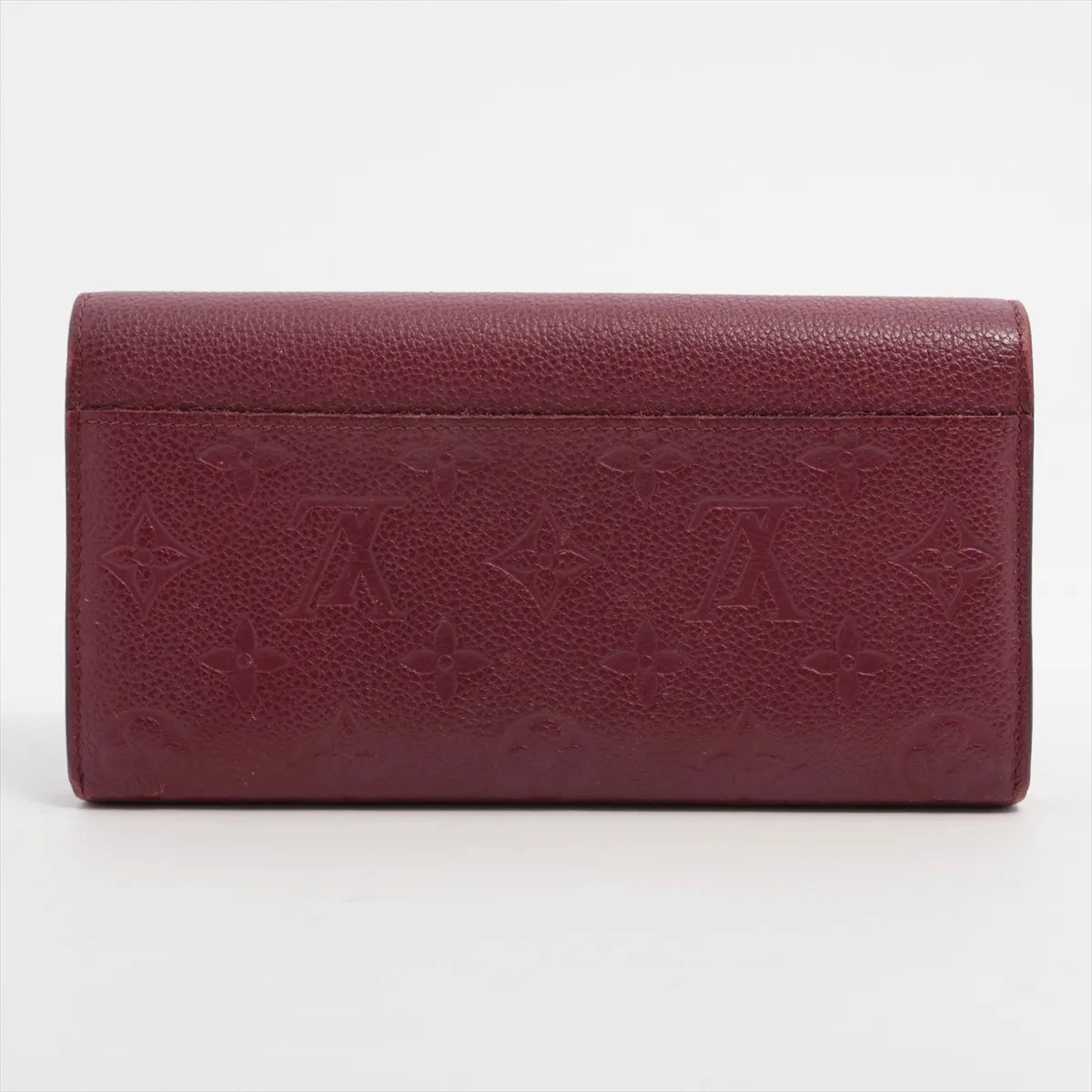 $1030 Louis Vuitton Empreinte Sarah Wallet NM Raisin Long Wallet