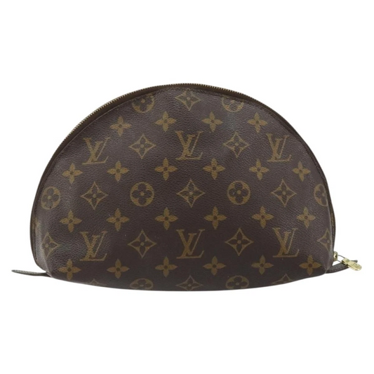 $620 2002 LOUIS VUITTON Monogram Trousse Demi Ronde TH0092