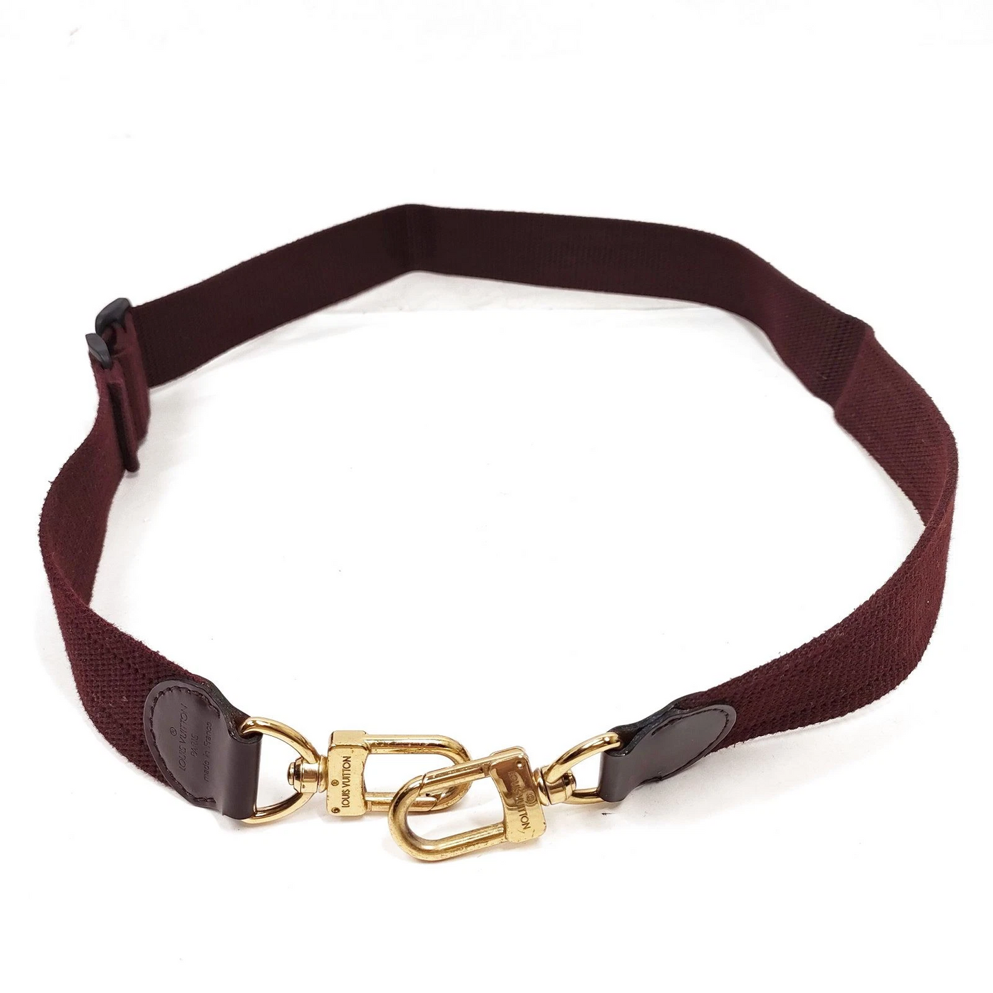 $600 Louis Vuitton LV Shoulder Strap Bordeaux Fabric