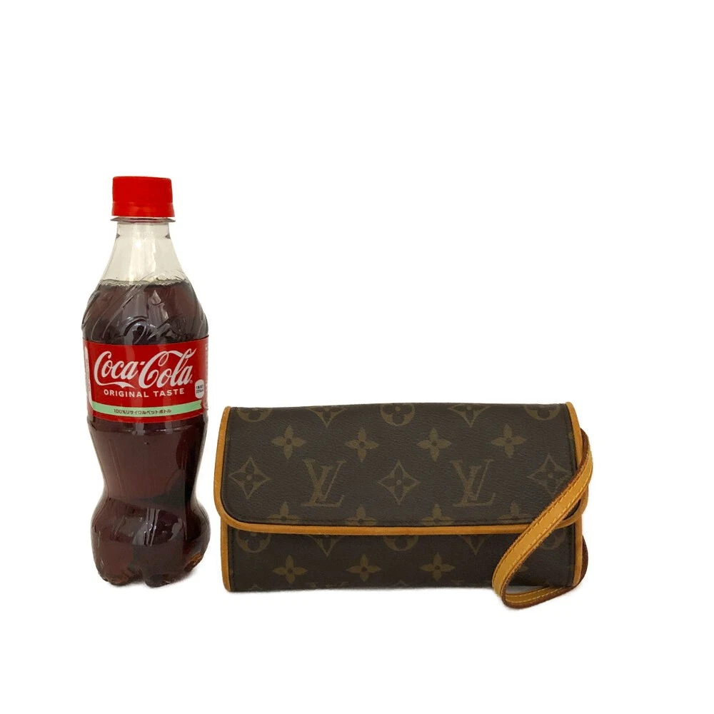 $630 1999 Louis Vuitton Monogram Pochette Twin PM Shoulder Bag Pouch (SD1909)