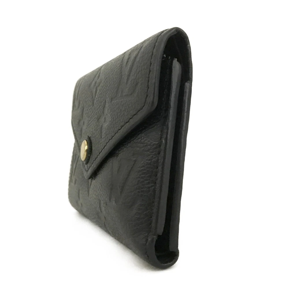 $780 2019 Louis Vuitton Monogram Empreinte Victorine Trifold Wallet  SP3129