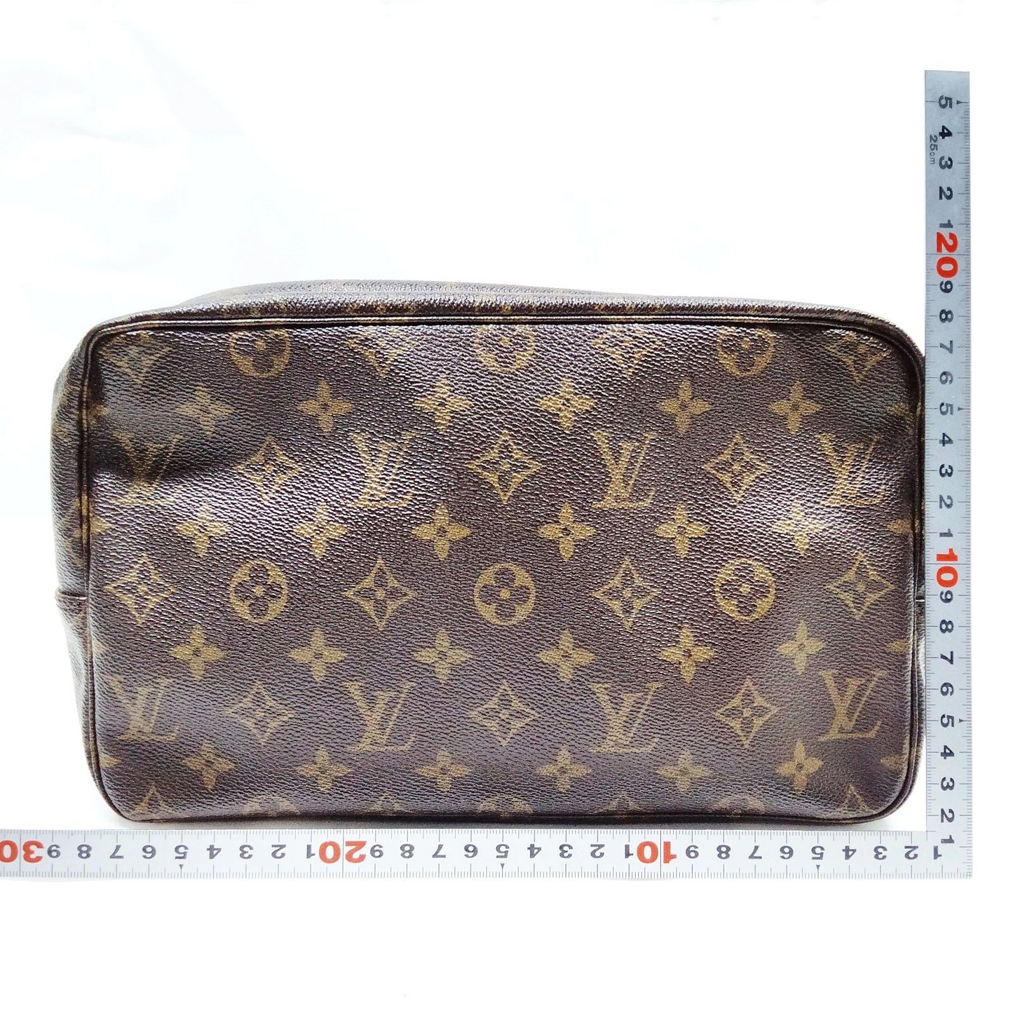 $600 1987 Louis Vuitton Monogram Trousse 28 Toiletry Bag Cosmetic TH872