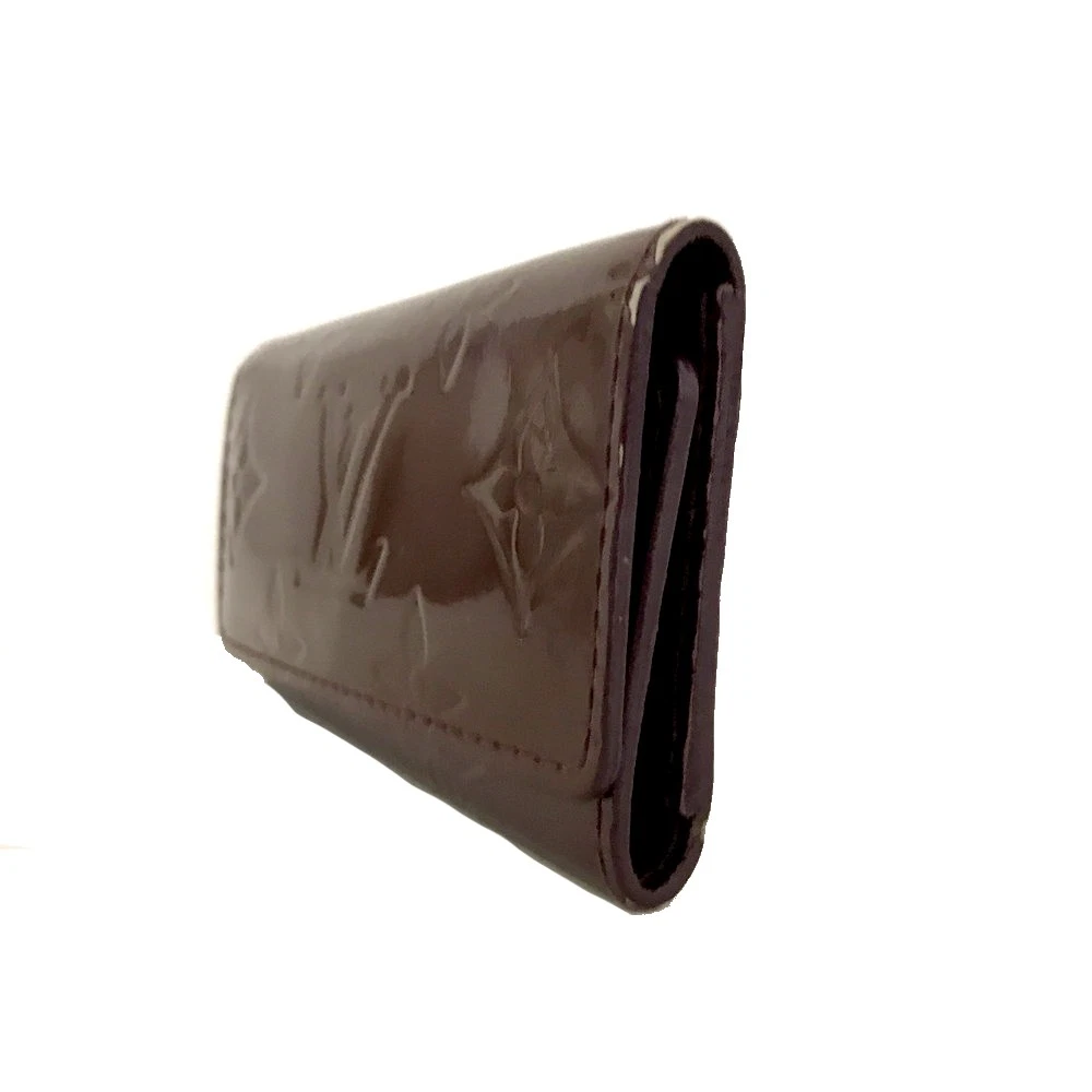 $350 2007 Louis Vuitton Monogram Vernis Leather 4 Ring Key Case CA4067