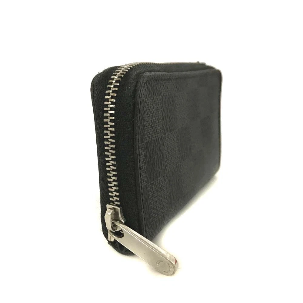 Louis Vuitton Damier Graphite Zippy Zip Coin Purse Wallet