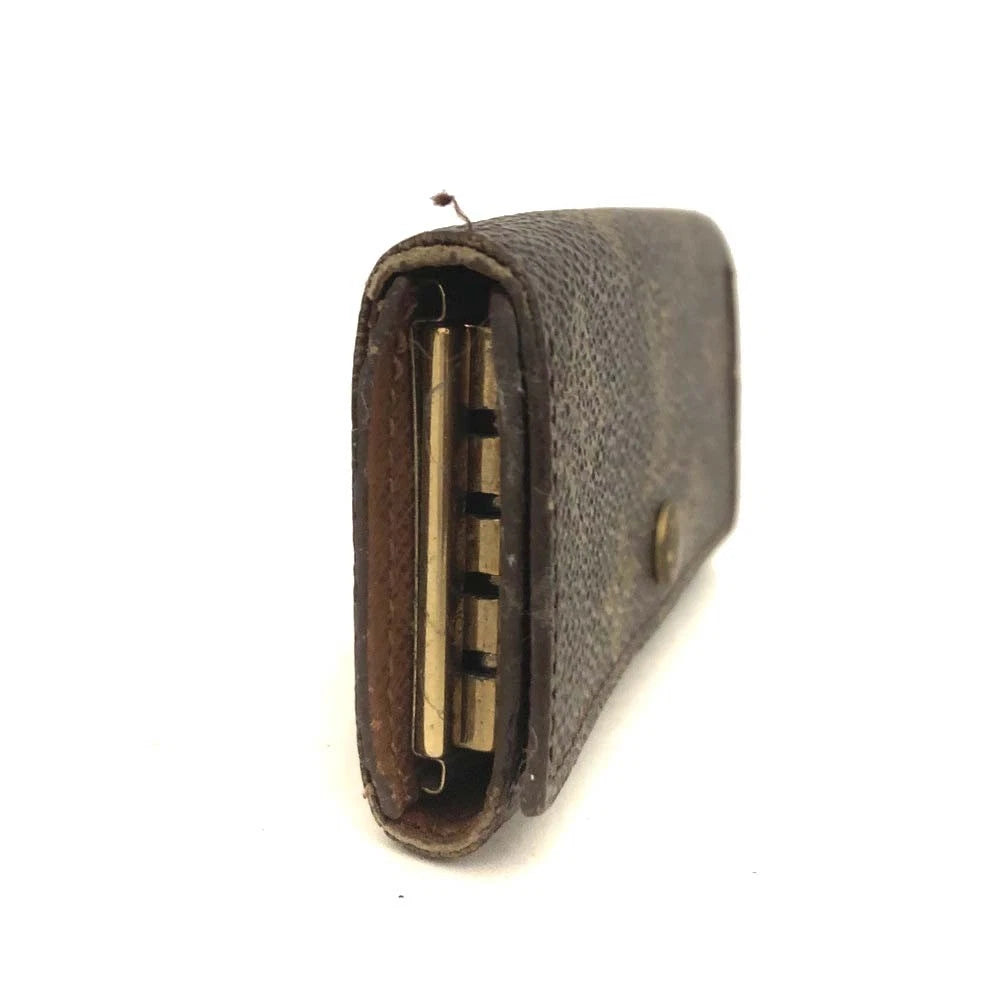 Louis Vuitton Monogram Multicles 4 Ring Key Case Brown TH0010