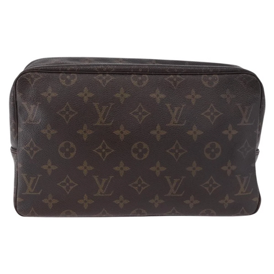 $600 1986 LOUIS VUITTON Monogram Trousse Toilette 28 Clutch Bag 863