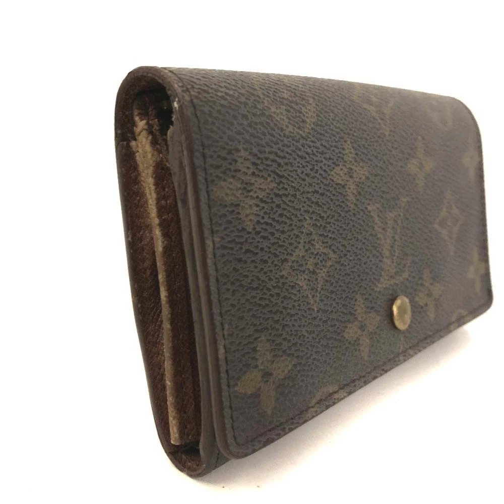 Louis Vuitton Monogram Porte Monnaie Billets Tresor Bifold Wallet RA0965