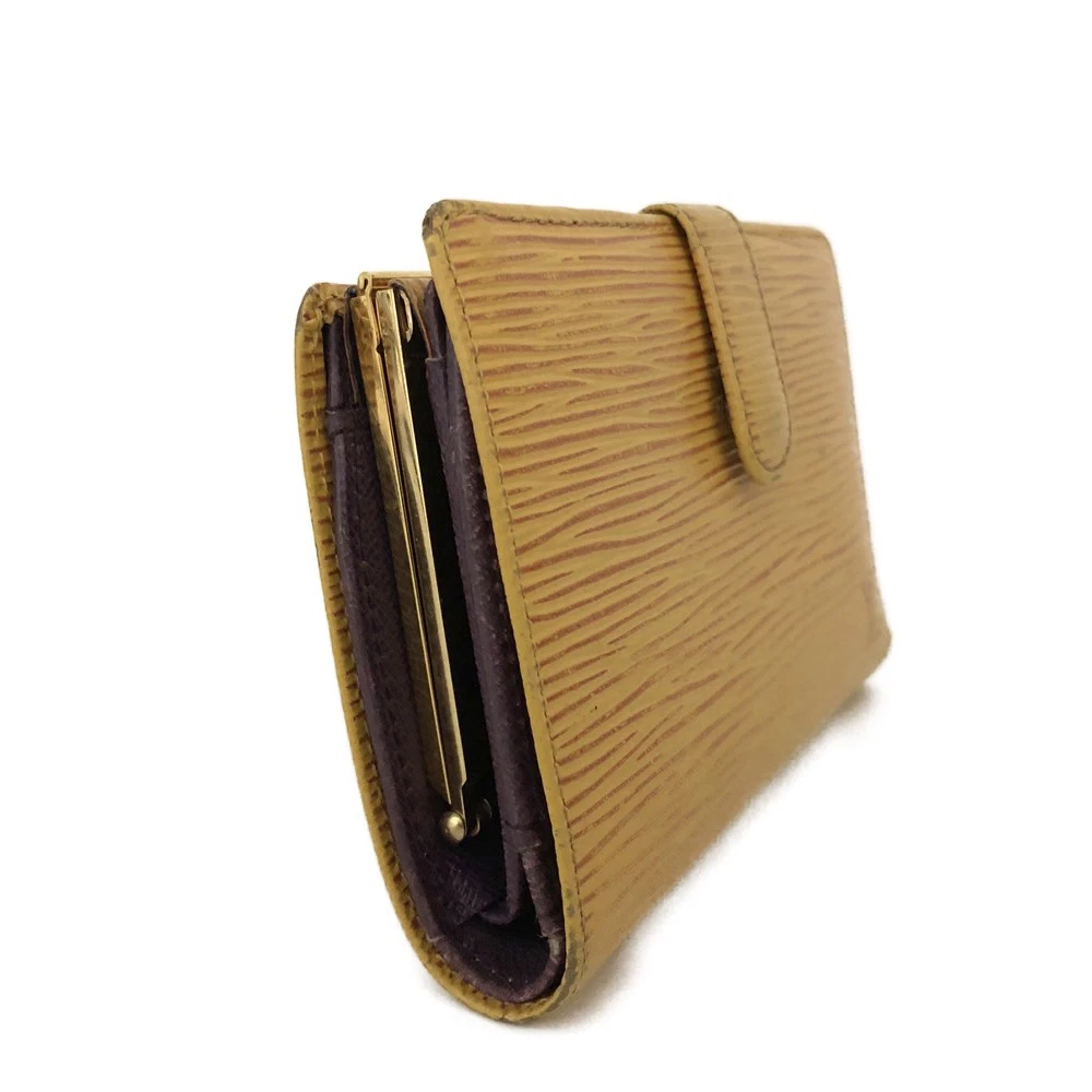 Louis Vuitton Epi Porte Monnaie Billets Viennois Leather Wallet MI1906