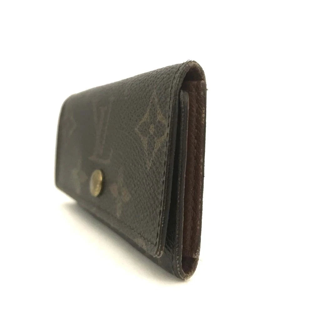 Louis Vuitton Monogram Multicles 4 Ring Key Case Brown TH0033