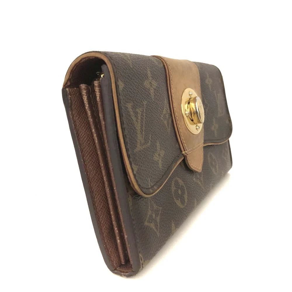 Louis Vuitton Monogram Portefeuille Boetie Long Wallet Brown CA2089
