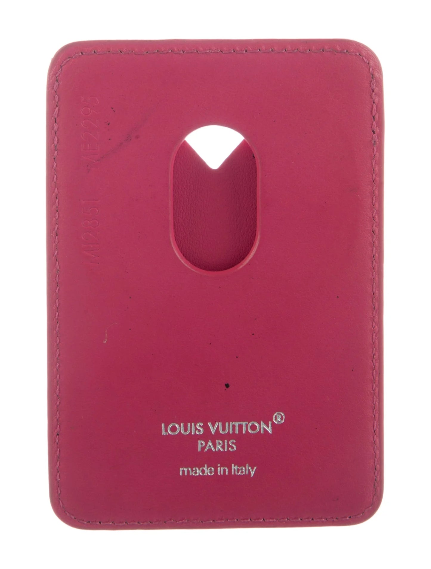 $455 Louis Vuitton Monogram Macassar Magnetic Card Holder Pondichery