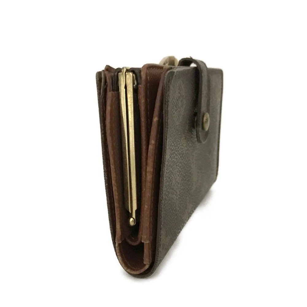 $750 2000 Louis Vuitton Monogram French Purse Wallet  TH1010