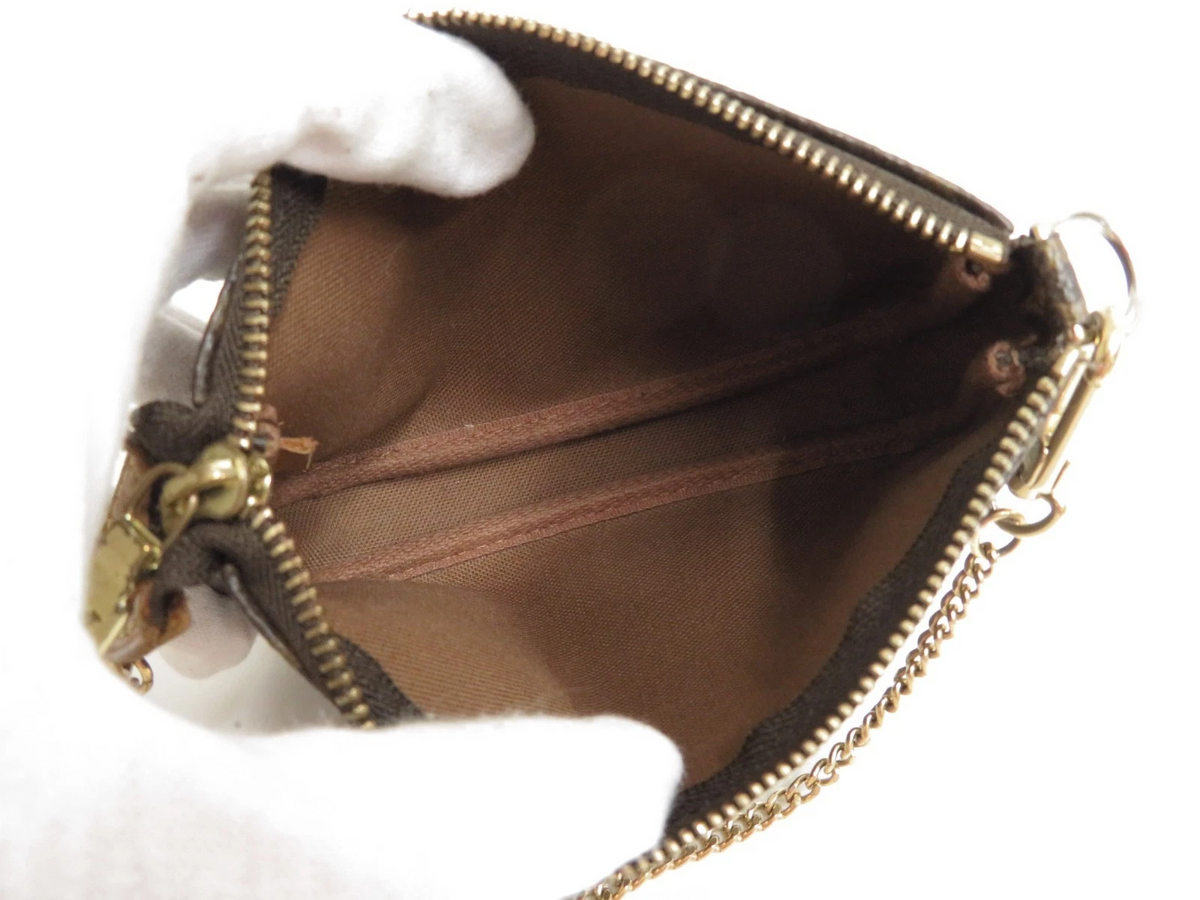 $845 2015 Louis Vuitton Monogram Mini Pochette Accessories SF2115