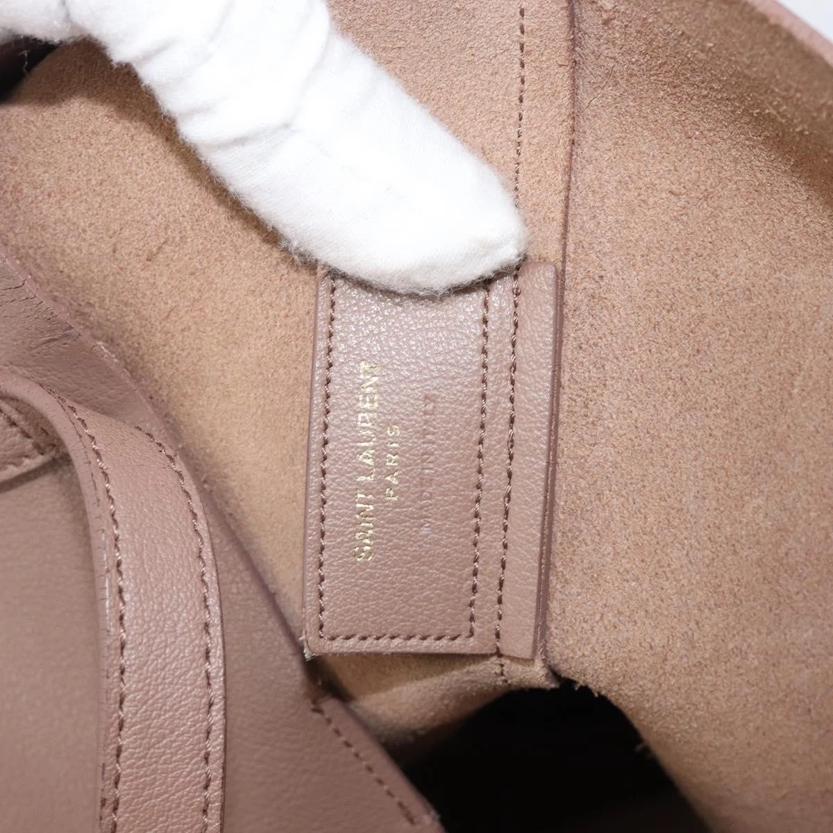 $1600 2016 SAINT LAURENT Calfskin Large Shopping Tote Pink