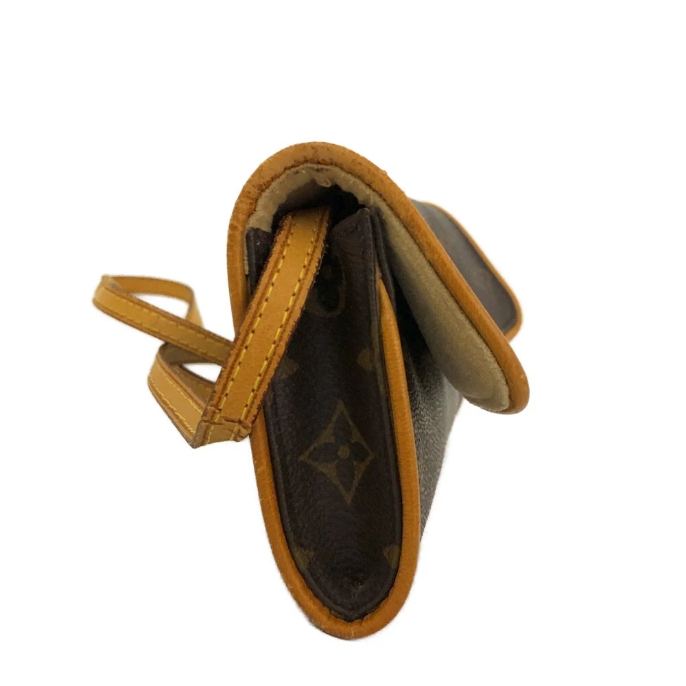 $630 1999 Louis Vuitton Monogram Pochette Twin PM Shoulder Bag Pouch (SD1909)