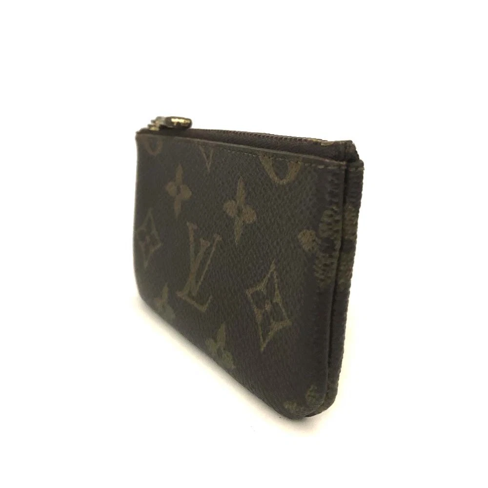 Louis Vuitton Monogram Pochette Cles Wallet Coin Purse Brown/3CH1116