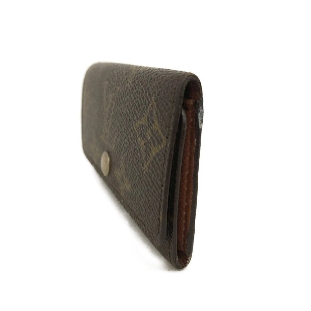 Louis Vuitton Monogram Multicles 4 Ring Key Case Brown