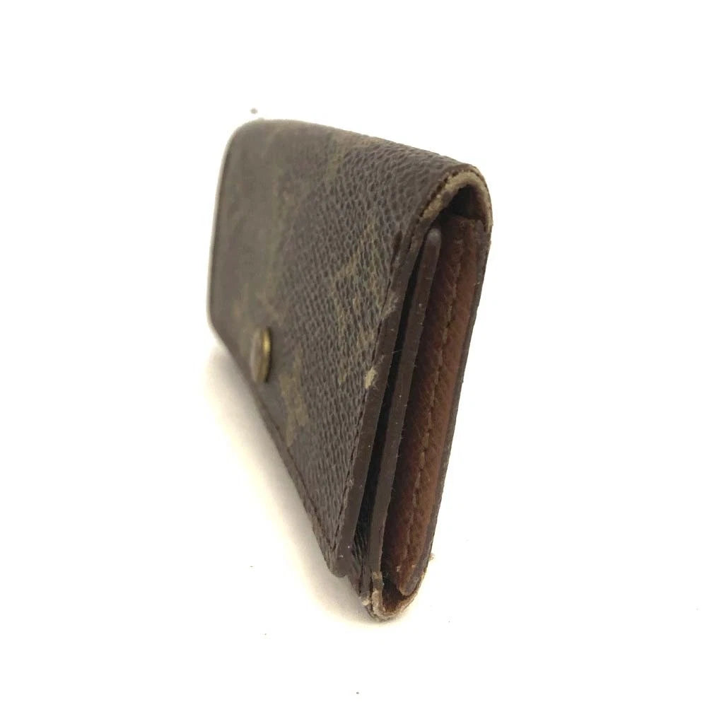 Louis Vuitton Monogram Multicles 4 Ring Key Case Brown TH0010