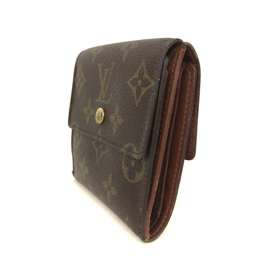 Louis Vuitton Monogram Portefeiulle Elise Trifold Wallet Brown SD0031