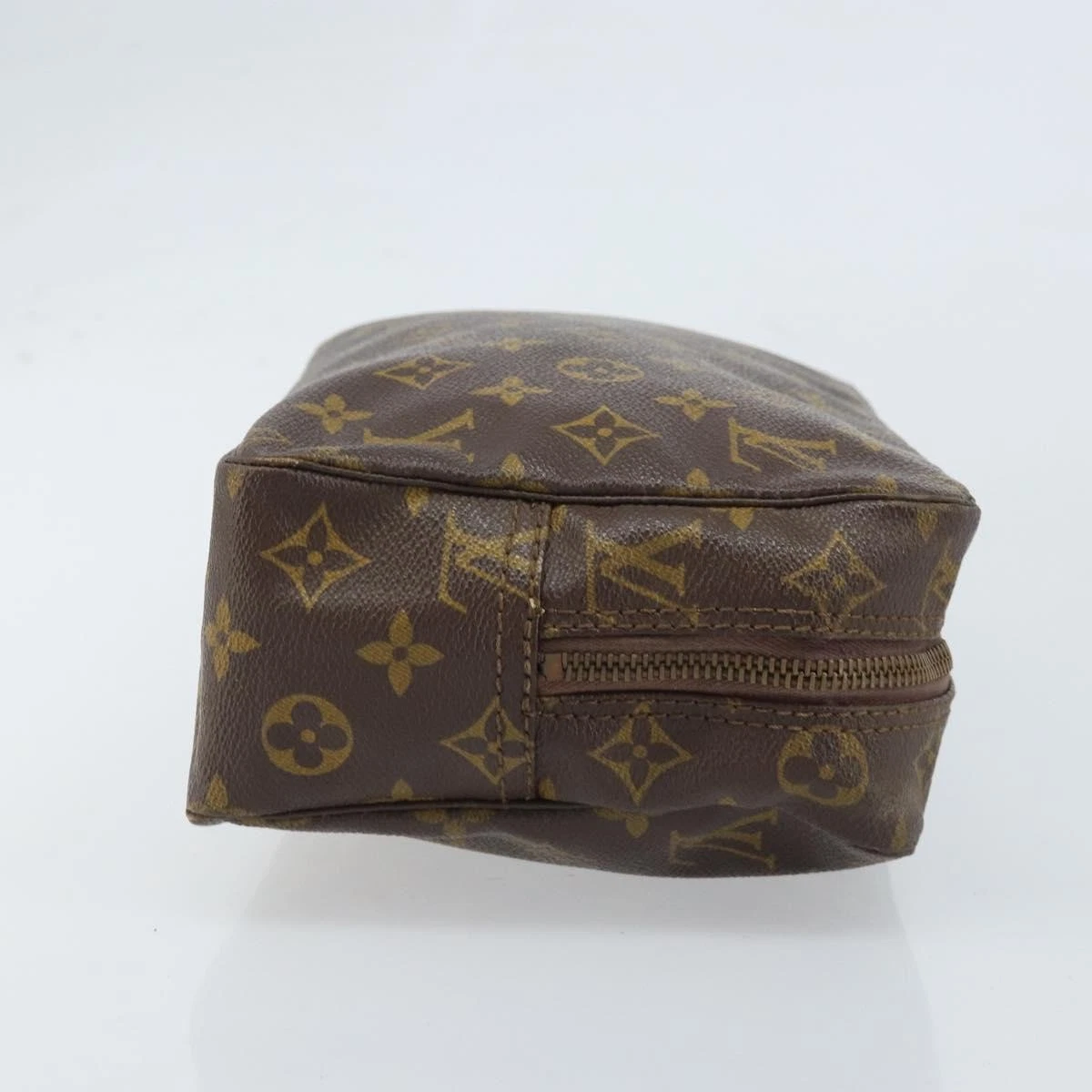 $600 LOUIS VUITTON Monogram Trousse Toilette 28 Clutch Bag VINTAGE