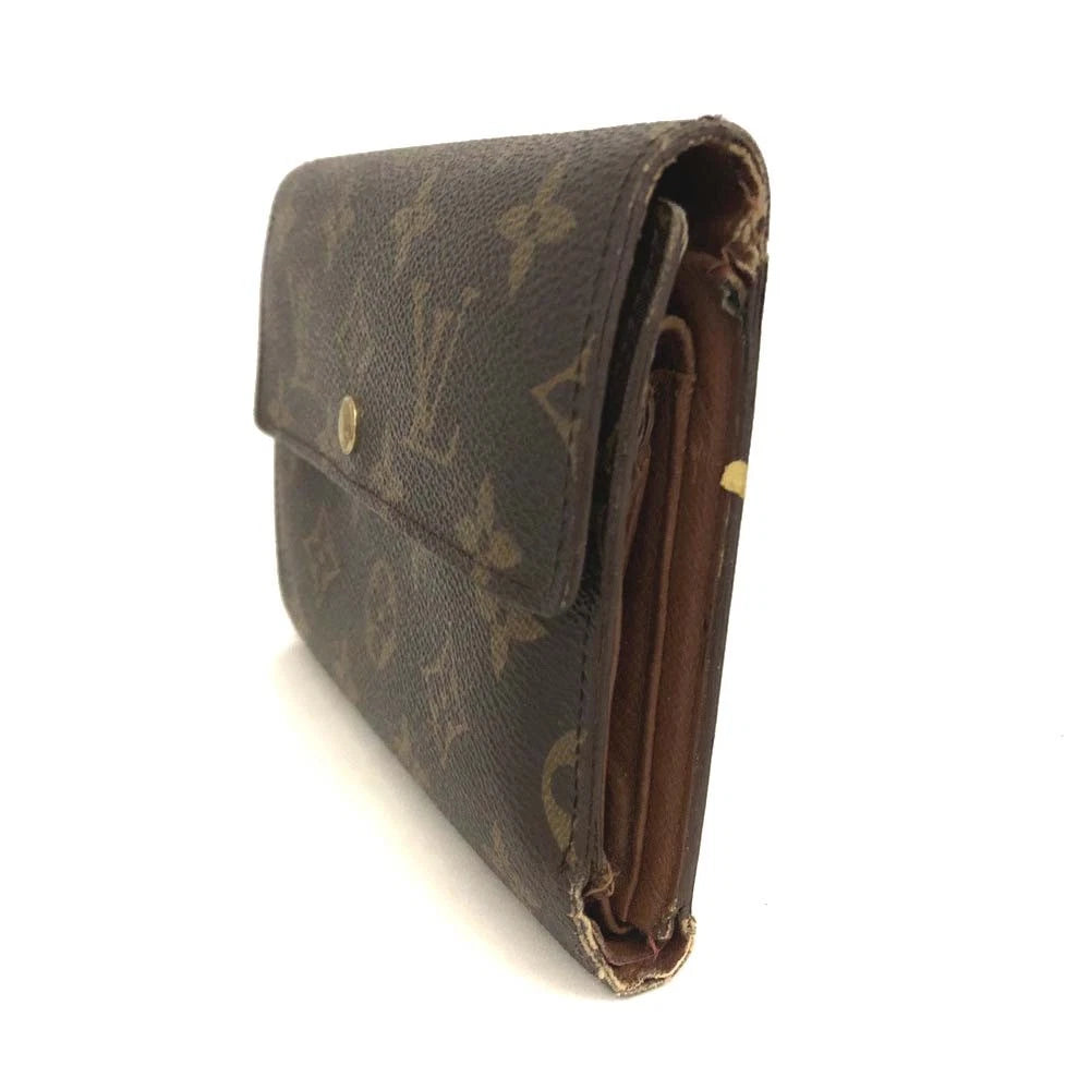 Louis Vuitton Monogram Porte Tresor Etui Papiers Trifold Wallet SP0385