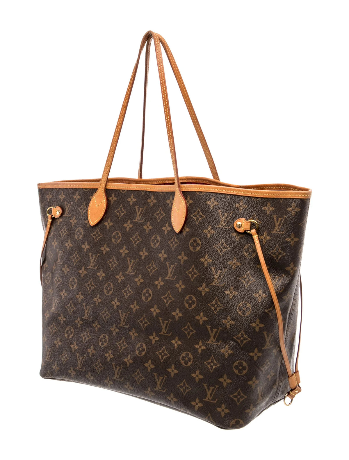 $2310 Louis Vuitton Monogram Neverfull GM Pivoine with Pouch