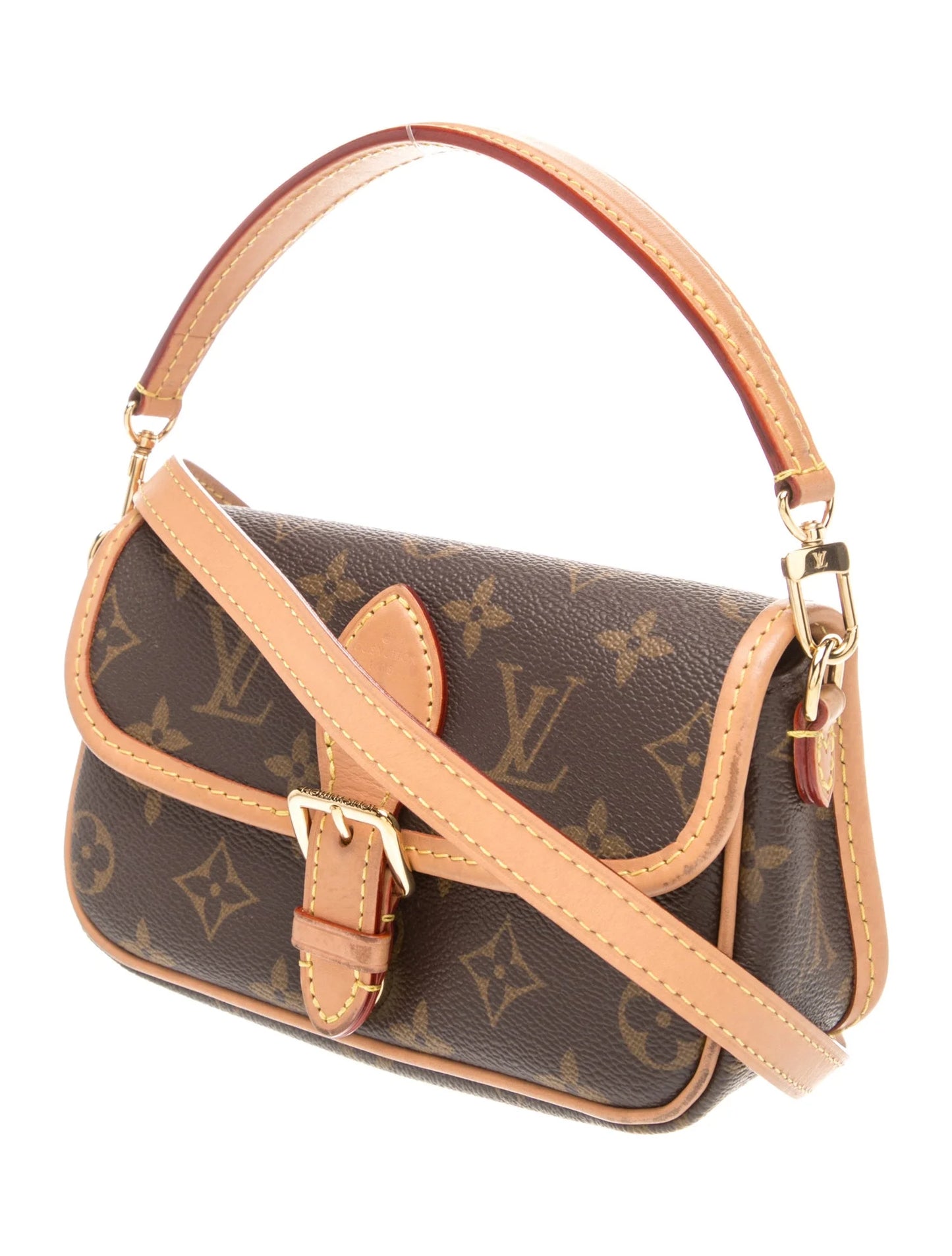 $2170 Louis Vuitton Monogram Nano Diane