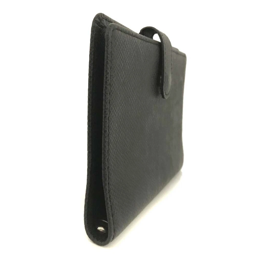 $505 2008 Louis Vuitton Taiga Agenda PM Leather Notebook Cover Ardoise CA0028