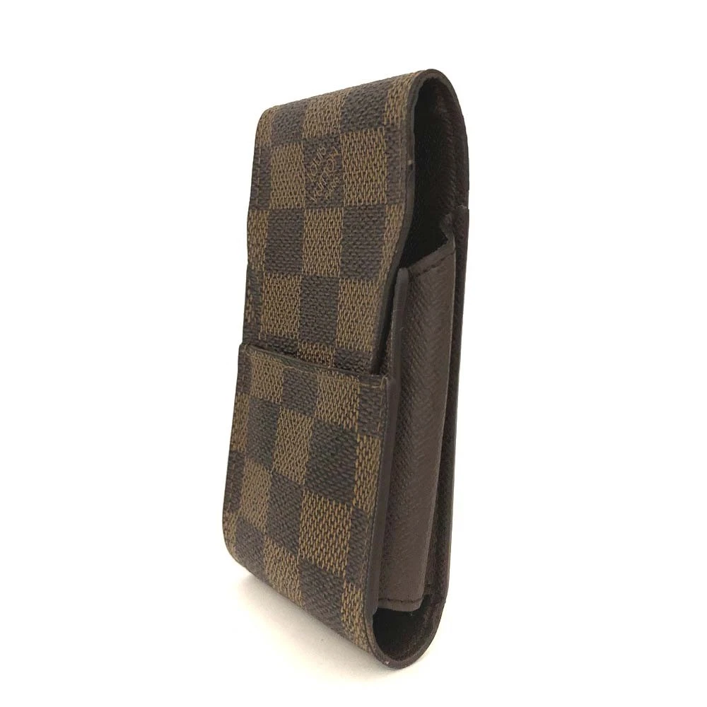 $340 2012 Louis Vuitton Damier Cigarette Case Brown CT0132