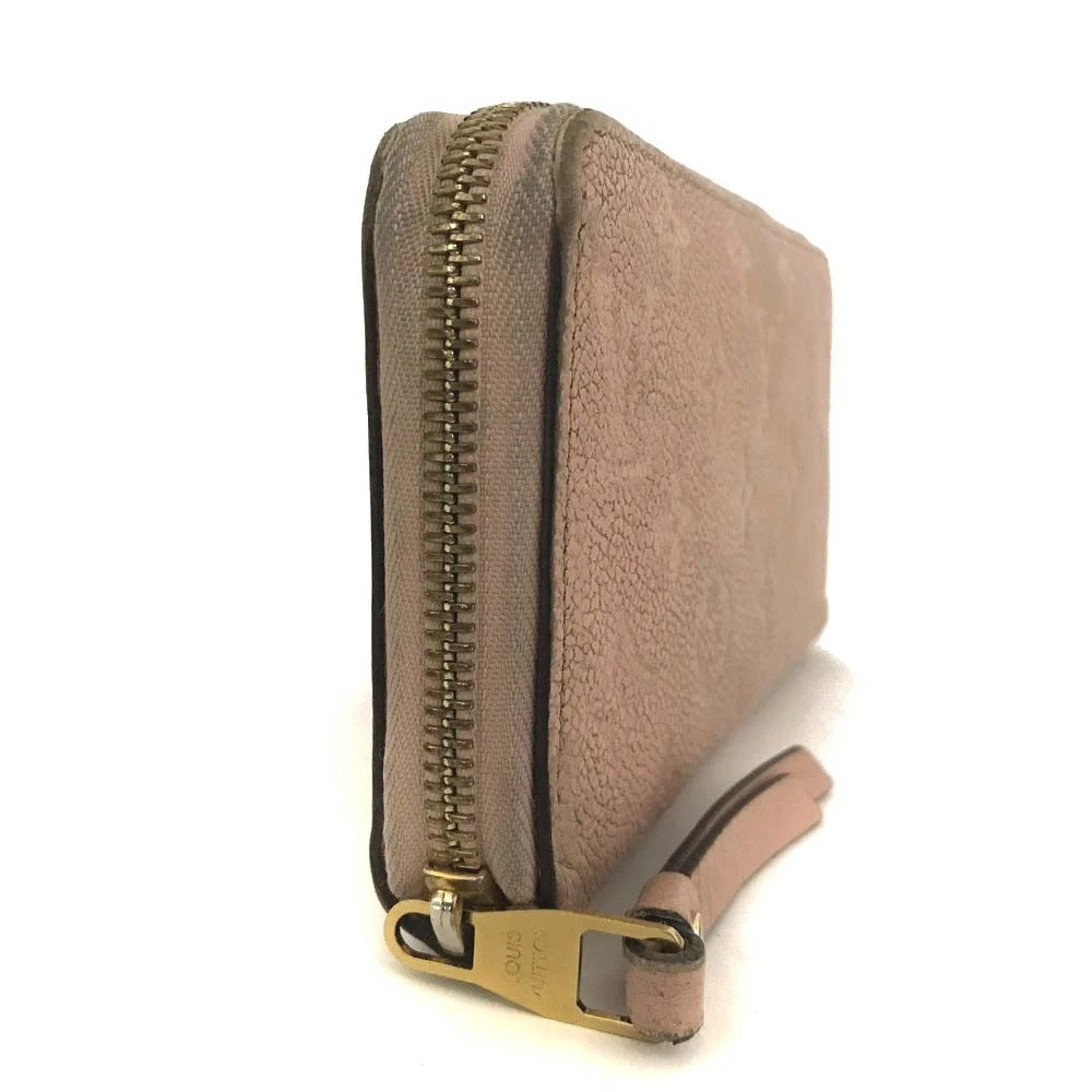 $1140 2019 Louis Vuitton Monogram Empreinte Leather Zippy Zip Around Wallet SP1149