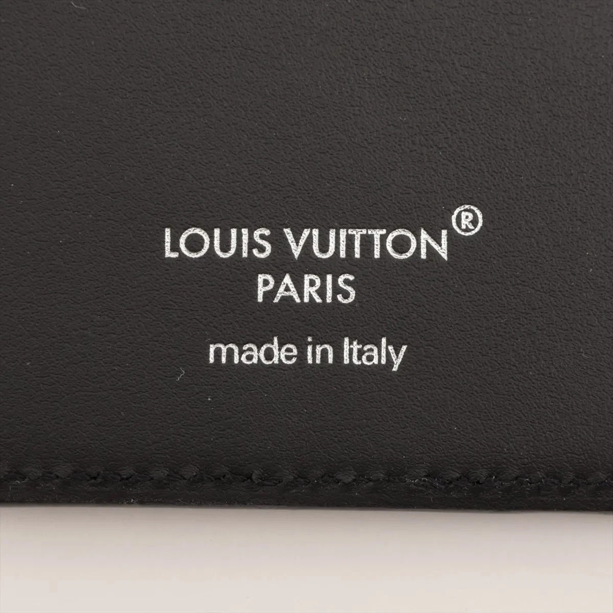Louis Vuitton Eclipse Porto Cult Magnet M12602 Black Card Case