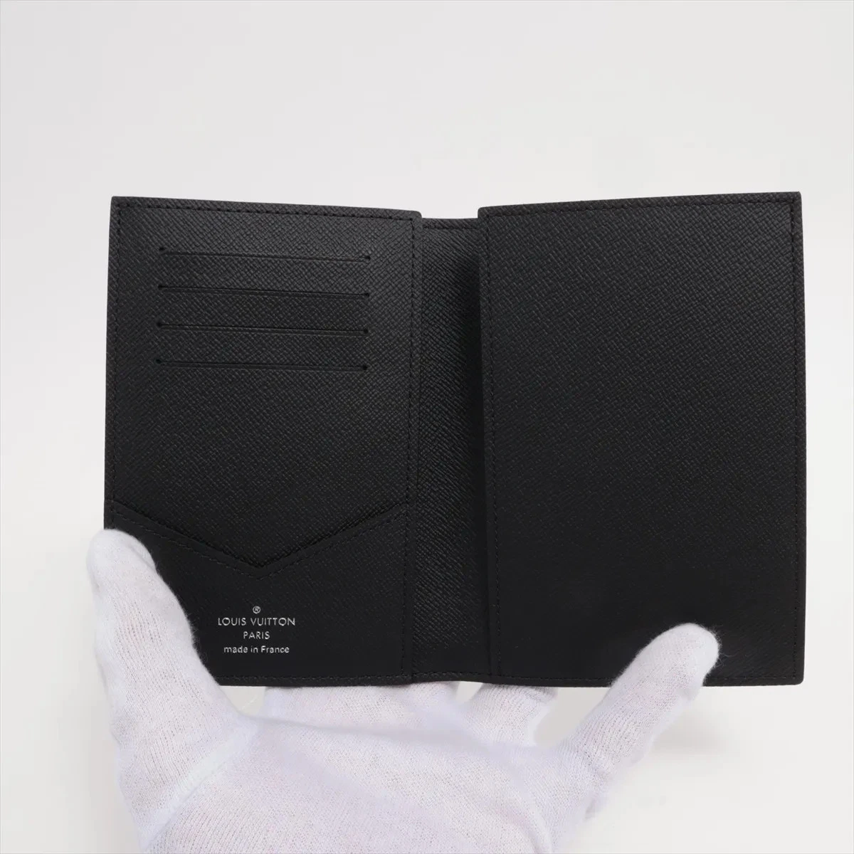 Louis Vuitton Damier Graphite Couverture Pass Paul N60031 Black Passport case