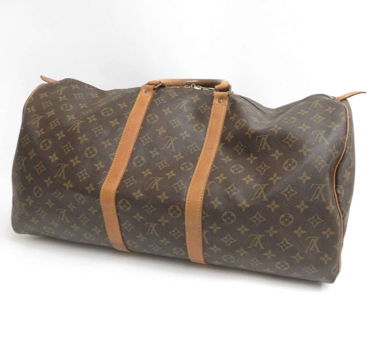 $2170 1985 Louis Vuitton Monogram Duffle Boston Bag Keepall 55 853