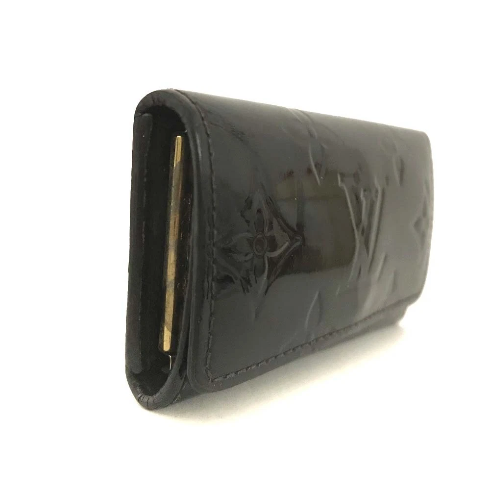 Louis Vuitton Monogram Vernis Leather Multicles 4 Ring Key Case SN1154