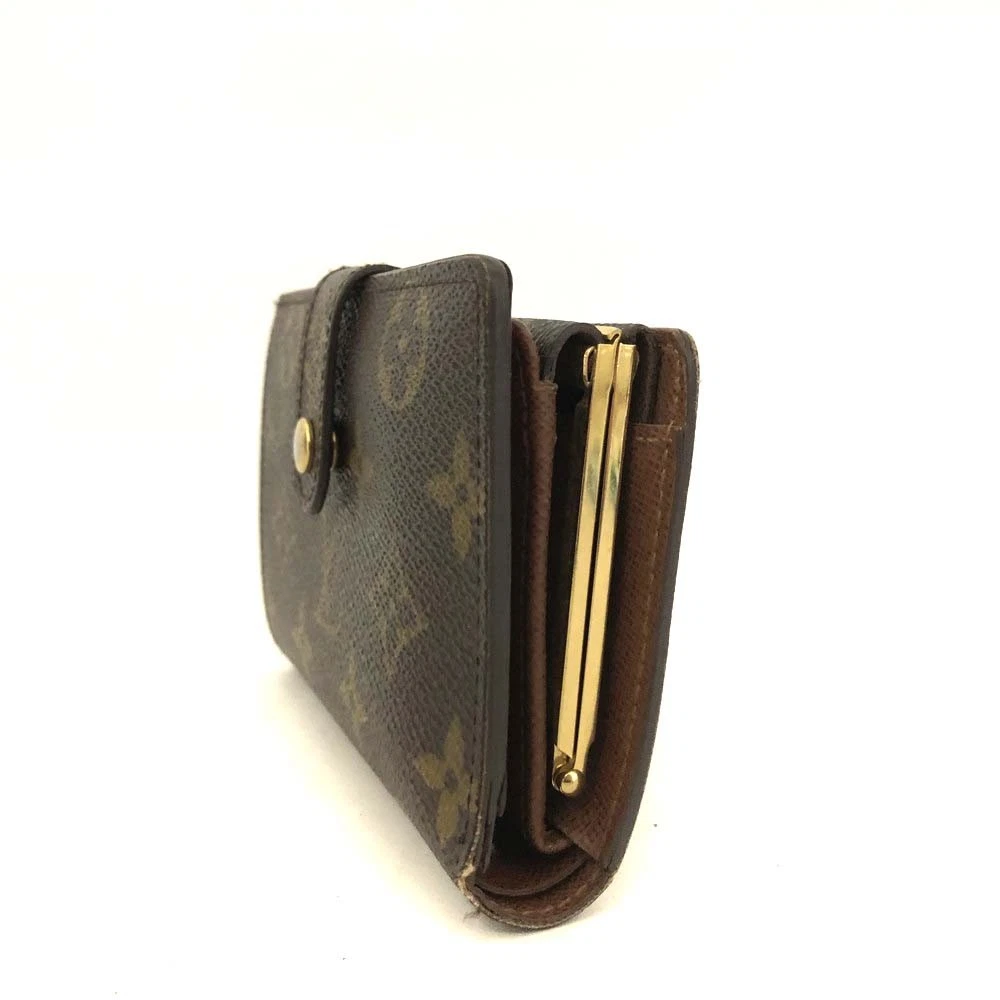 $750 2010 Louis Vuitton Monogram French Purse Wallet MI4160