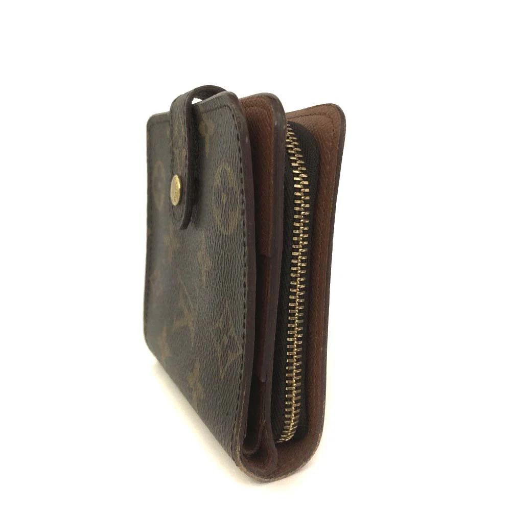 EGA Louis Vuitton Monogram Compact Zip Bifold Wallet Brown/3CH0350