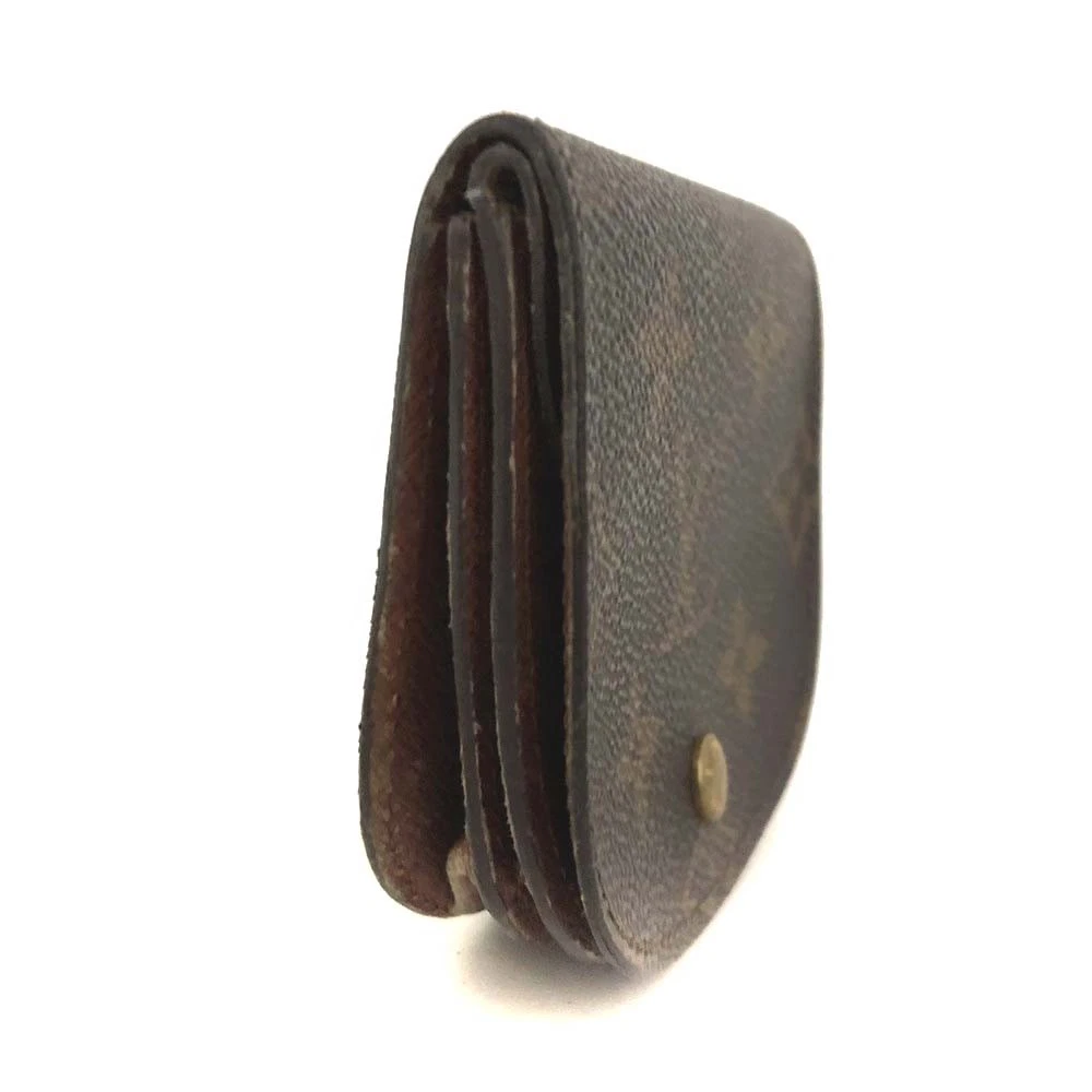 $380 1992 Louis Vuitton Monogram Porte-Monnaie Gousset Change Purse CT0932
