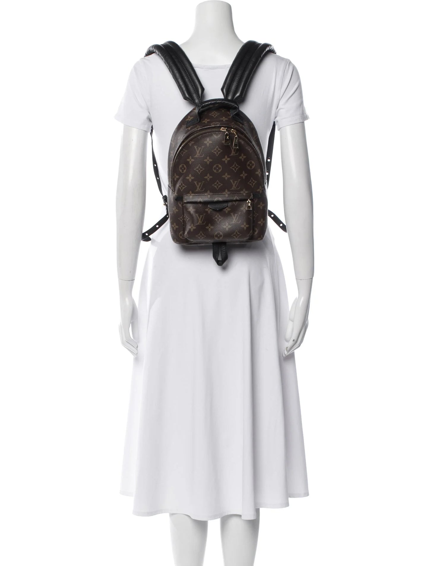 $2570 Louis Vuitton Monogram Palm Springs Backpack PM