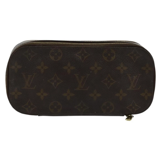 $750 LOUIS VUITTON Monogram Trousse Blush PM VI0052