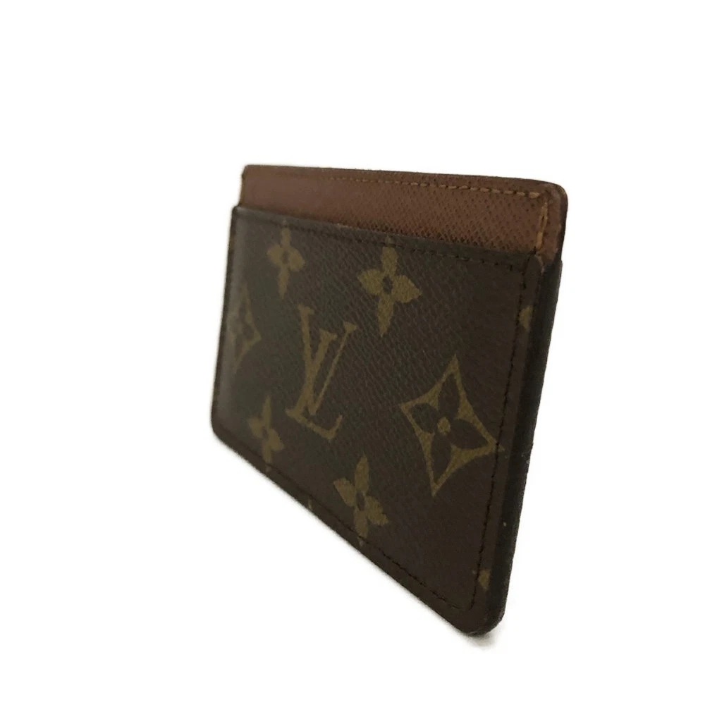 EGA Louis Vuitton Monogram Porte Cartes Sample Card Case Brown/6CG0962
