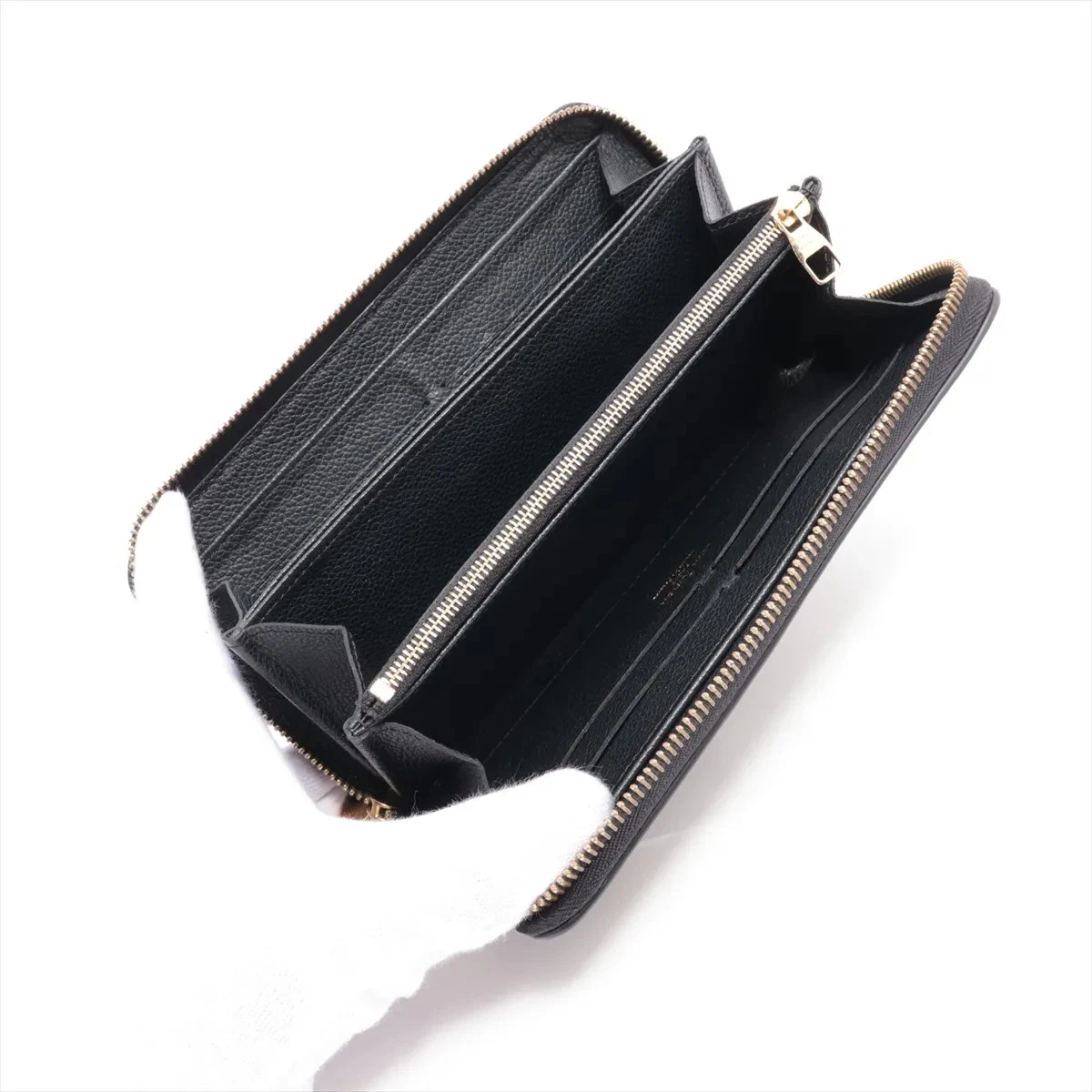 Louis Vuitton Empreinte Zippy Wallet M61864 Noir Zip Round Wallet