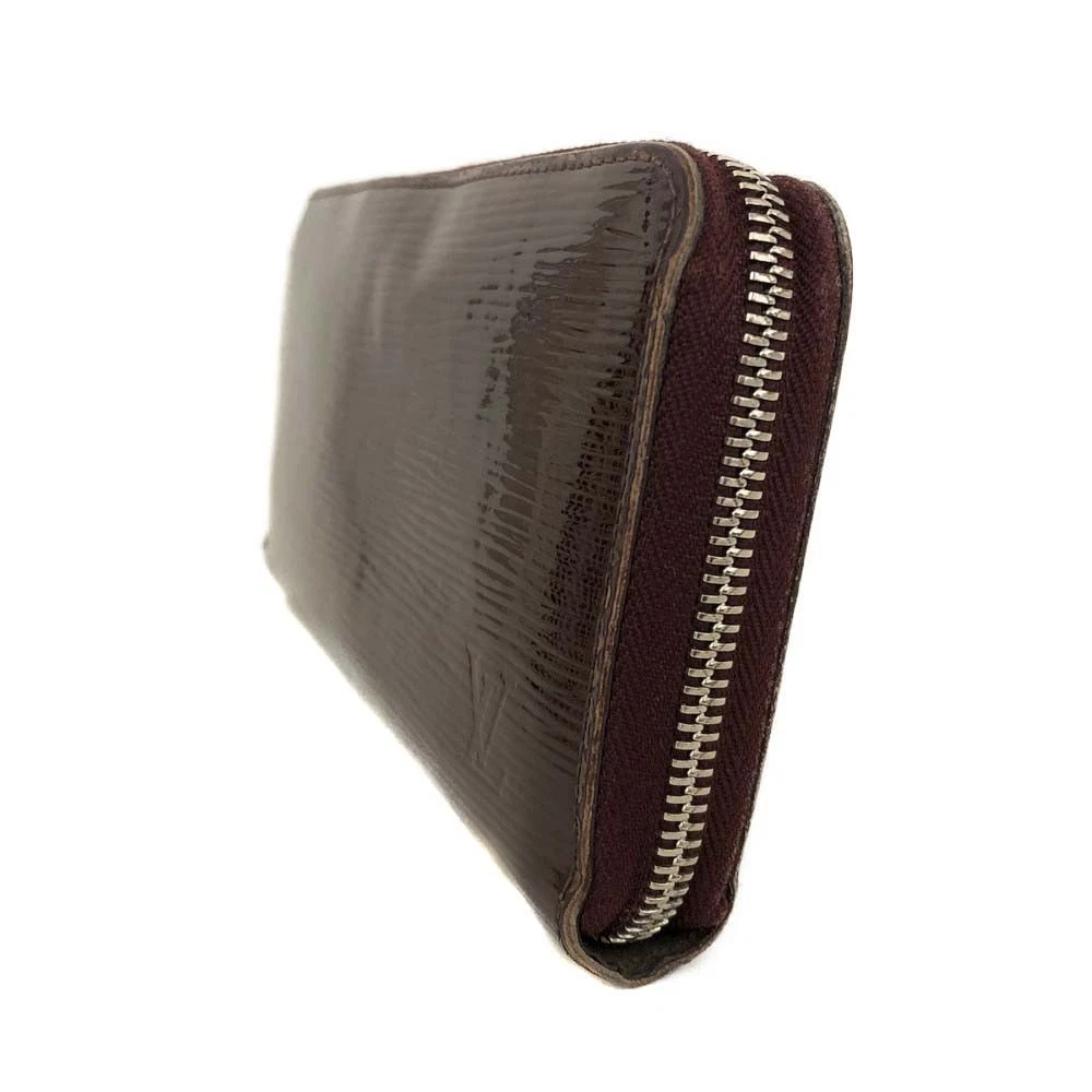 $970 Louis Vuitton Epi Electric Zippy Zip Around Long Wallet Purple CA0112