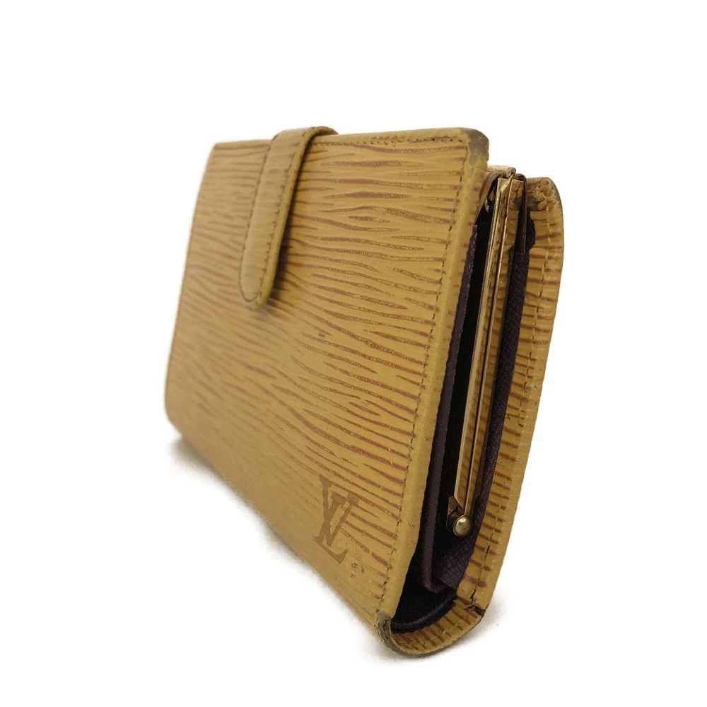 Louis Vuitton Epi Porte Monnaie Billets Viennois Leather Wallet MI1906