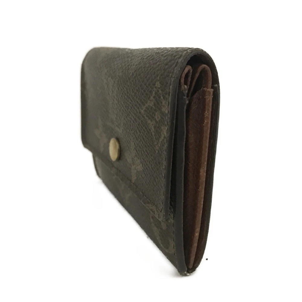 $440 2001 Louis Vuitton Monogram Porte-Monnaie Plat Coin Purse MI1001
