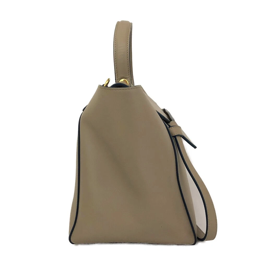 $2,700 Celine Mini Belt Bag in Grained Calfskin Beige
