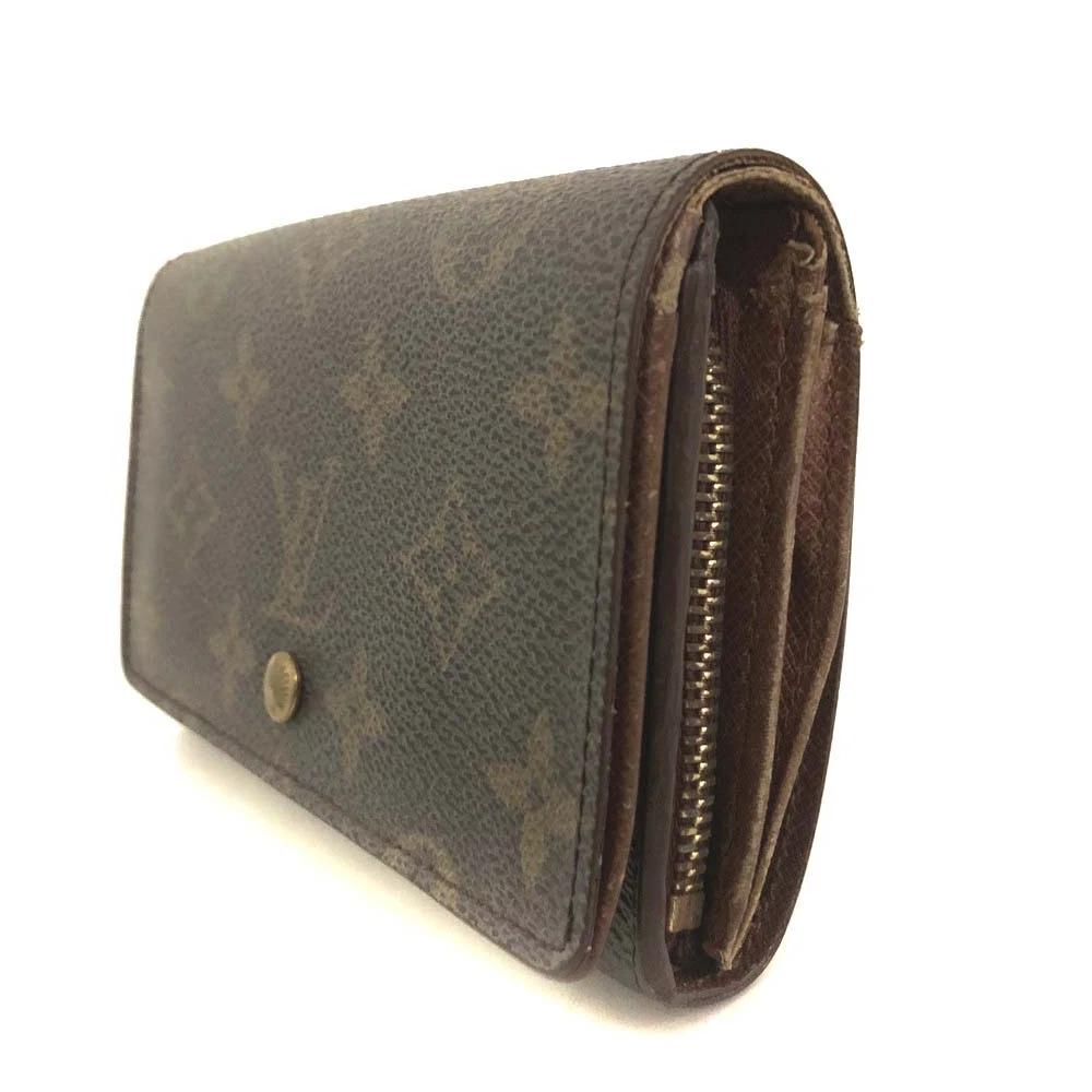 Louis Vuitton Monogram Porte Monnaie Billets Tresor Bifold Wallet RA0965