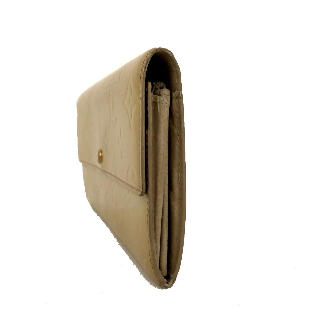 Louis Vuitton Monogram Vernis Porte Feuille Sarah Long Bifold Wallet TH0032